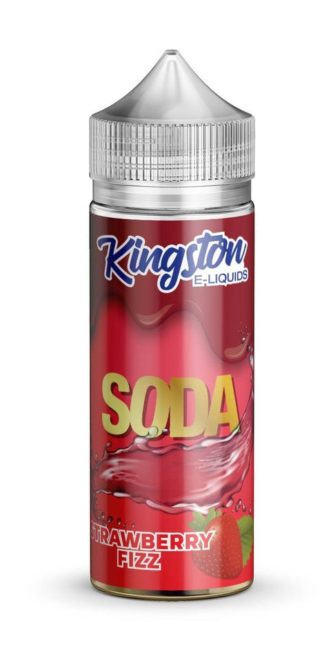 Strawberry Fizz Soda E-Liquid Shortfill By Kingston 100ml