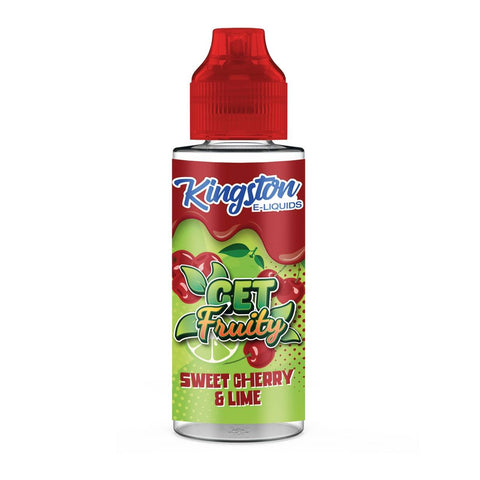 Sweet Cherry & Lime Get Fruity E-Liquid Shortfill By Kingston 100ml