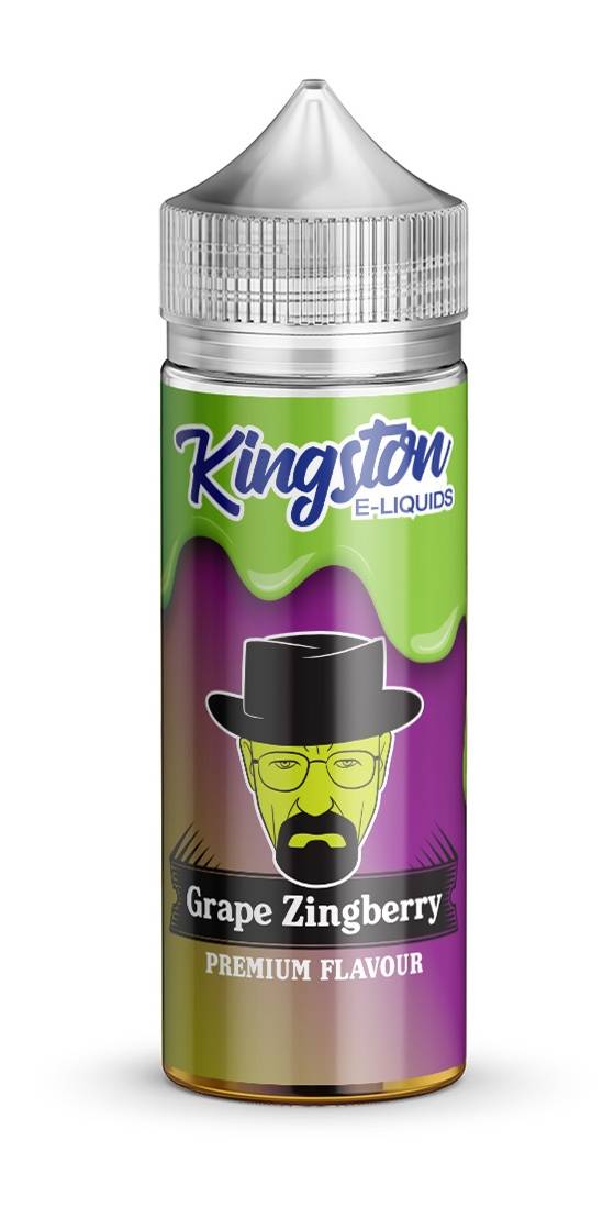Grape Zingberry E-Liquid Shortfill By Kingston Mint 100ml