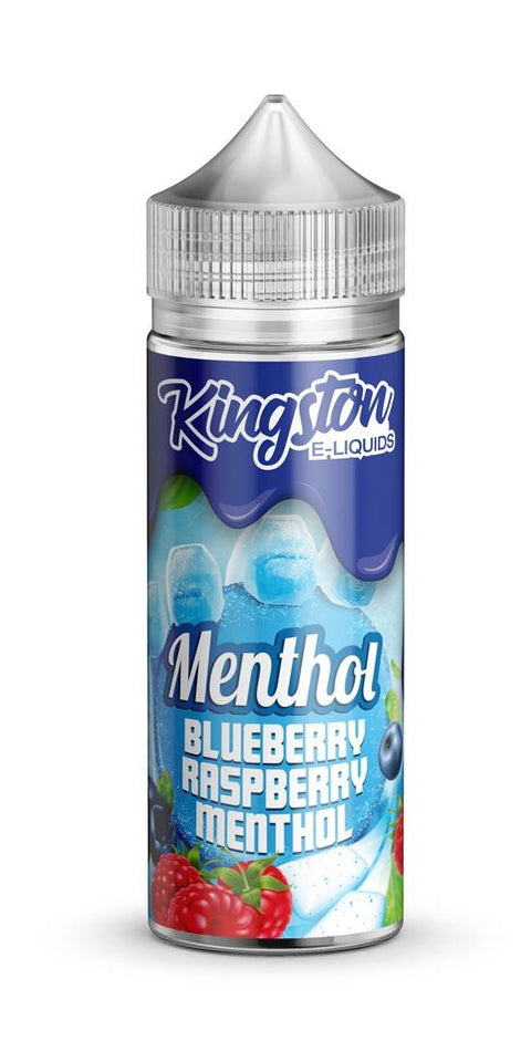Blueberry & Raspberry Menthol E-Liquid Shortfill By Kingston 100ml