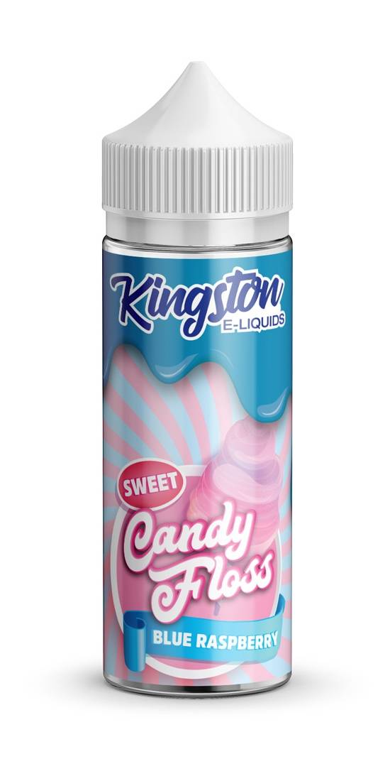 Blue Raspberry Candy Floss E-Liquid Shortfill By Kingston 100ml