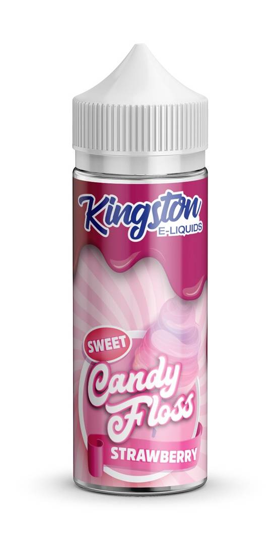 Strawberry Candy Floss E-Liquid Shortfill By Kingston 100ml