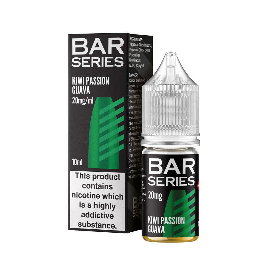 Kiwi Passion Guava E-Liquid Nicotine Salt By Bar Series 10ml