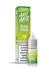 Lemon & Lime Bar Range E-Liquid Nicotine Salt By Just Juice 10ml