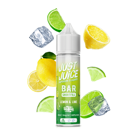 Lemon & Lime E-Liquid  Bar Shortfill By Just Juice 40ml