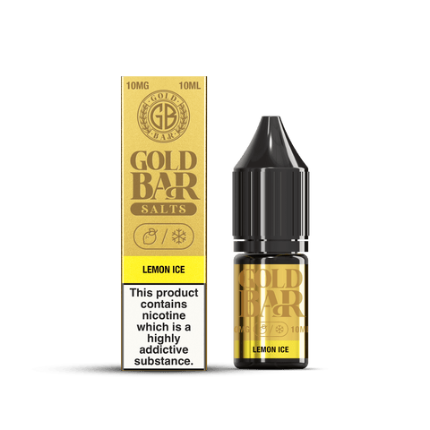 Lemon Ice E-Liquid Nicotine Salt By Gold Bar 10ml