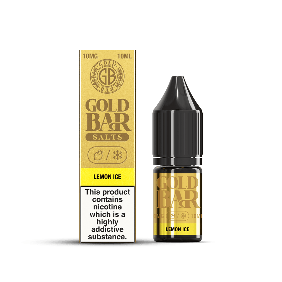 Lemon Ice E-Liquid Nicotine Salt By Gold Bar 10ml