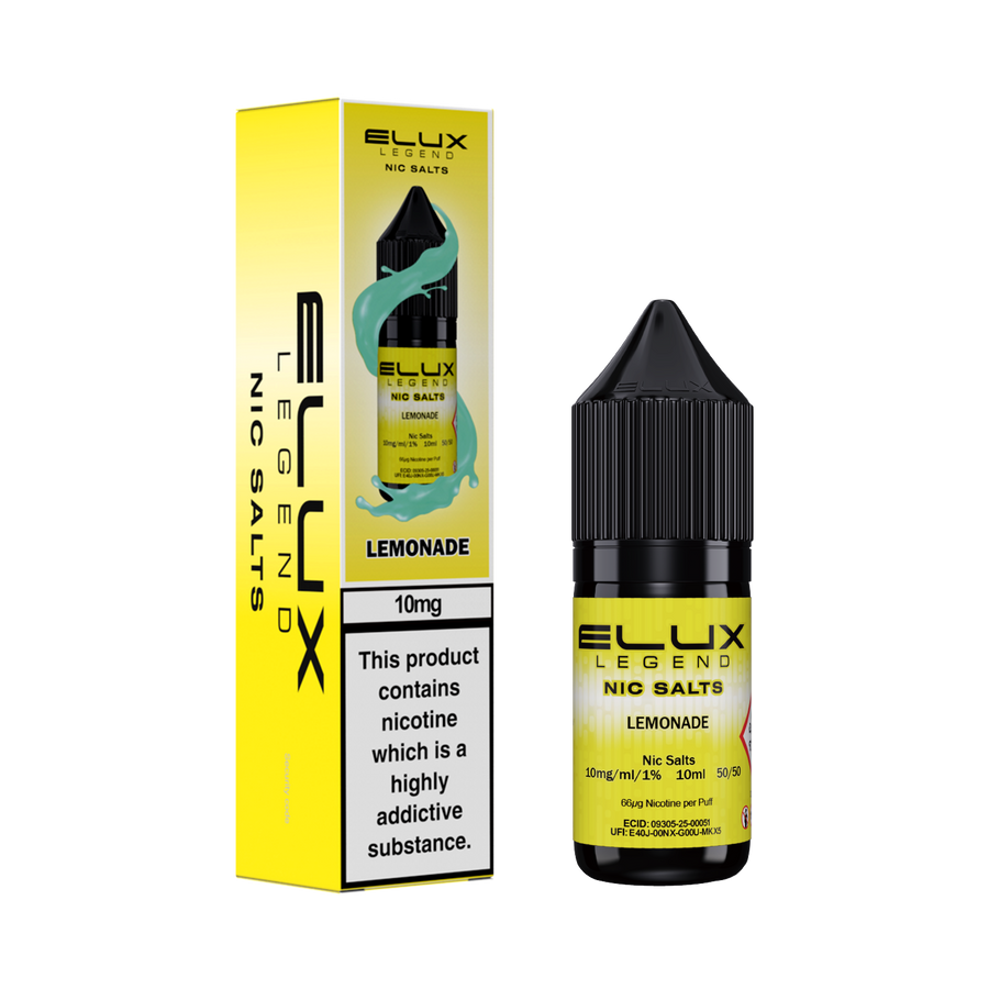 Lemonade E-Liquid Nicotine Salt By Elux Legend 10ml