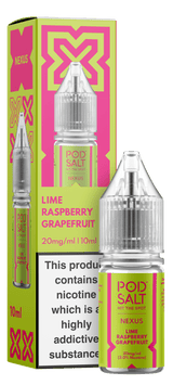 Lime Raspberry Grapefruit NEXUS E-Liquid Nicotine Salt By Pod Salt 10ml