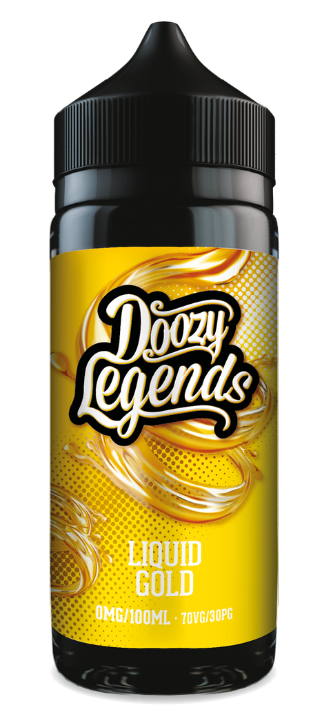 Liquid Gold E-Liquid Shortfill By Doozy Vape 100ml