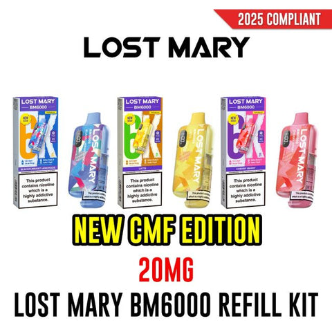 Lost Mary CMF Edition BM6000 Refillable Pre-Filled Pod Kit 20mg
