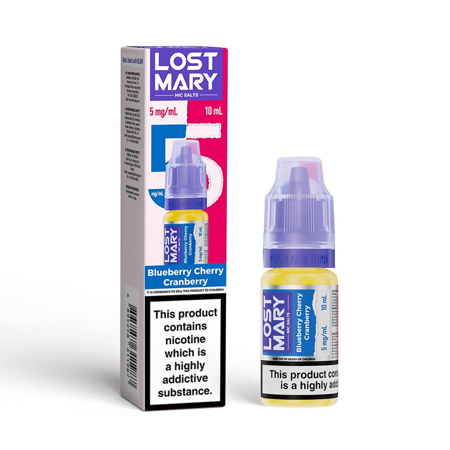 Blueberry Cherry Cranberry LOST MARY E-Liquid Nicotine Salt By Elfbar 10ml