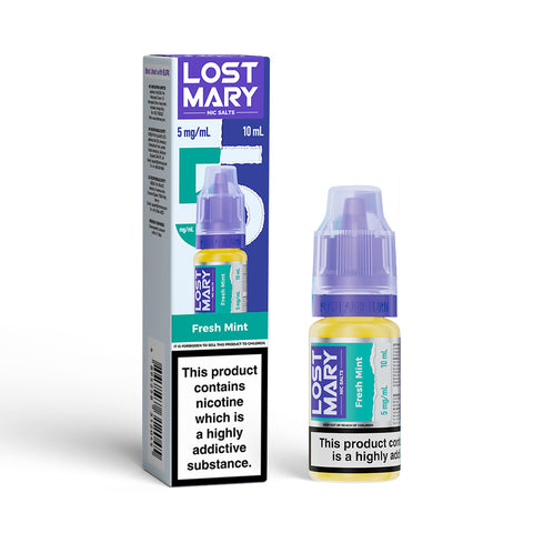 Fresh Mint LOST MARY E-Liquid Nicotine Salt By Elfbar 10ml