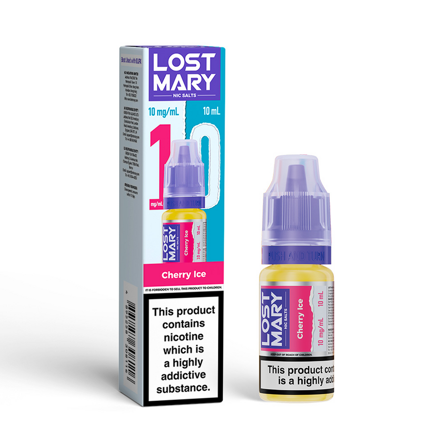 Cherry Ice LOST MARY E-Liquid Nicotine Salt By Elfbar 10ml