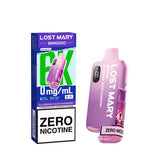 Lost Mary BM6000 6000 Refillable Pre-Filled Pod Kit 0mg (Zero Nicotine) - Blueberry Sour Raspberry