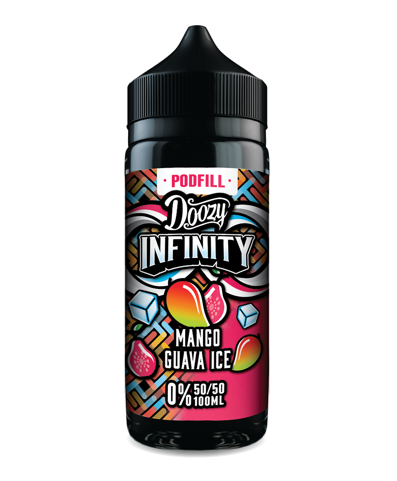Mango Guava Ice INFINITY Podfill E-Liquid Shortfill By Doozy Vape 100ml