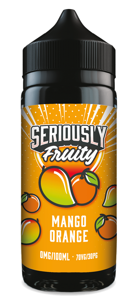 Mango Orange Seriously Fruity E-Liquid Shortfill By Doozy Vape 100ml