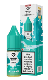 Menthol E-Liquid Nicotine Bar Salt By Crystal Clear 10ml