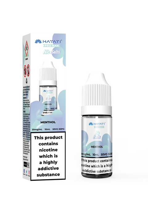 Menthol Pro Max Bar Vape E-Liquid Nicotine Salt By Hayati 10ml