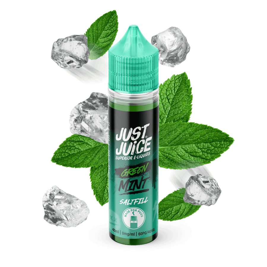 Green Mint E-Liquid Bar Shortfill By Just Juice 40ml
