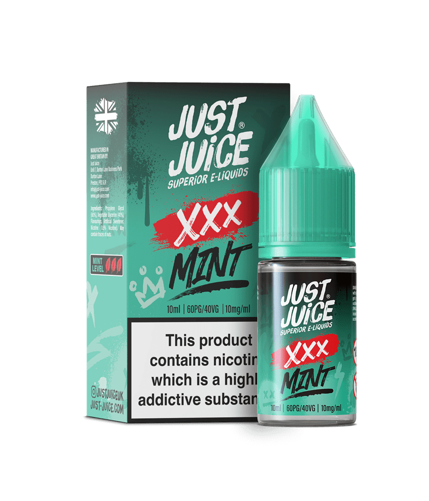 XXX Mint E-Liquid Nicotine Salt By Just Juice 10ml