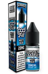 Misty Blue Seriously Pod Fill E-Liquid Nicotine Salt By Doozy 10ml