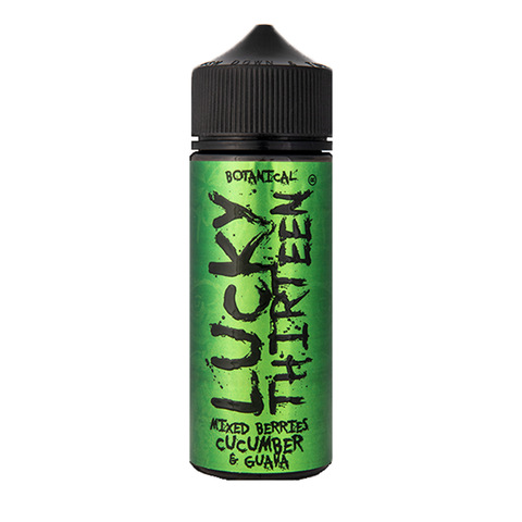 Mixed Berries, Cucumber & Guava E-Liquid Shortfill By Lucky Thirteen 100ml