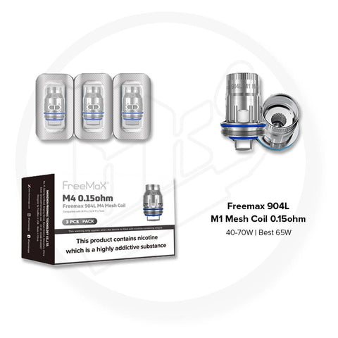 Freemax 904L M Mesh Replacement Coils
