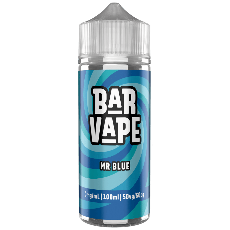 Mr Blue E-Liquid Shortfill By Bar Vape 100ml