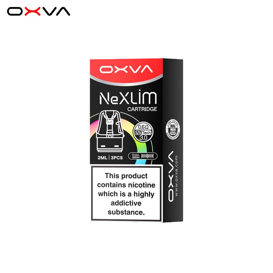 Oxva neXLIM UNITECH 3.0 Replacement Pods - 0.6 Ohm 2ml