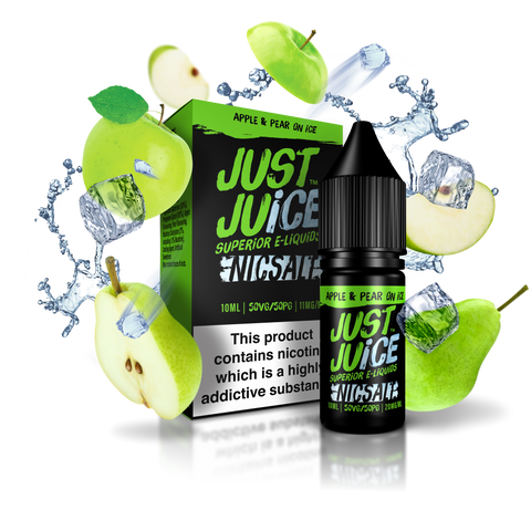 Apple & Pear On Ice E-Liquid Nicotine Salt By Just Juice 10ml