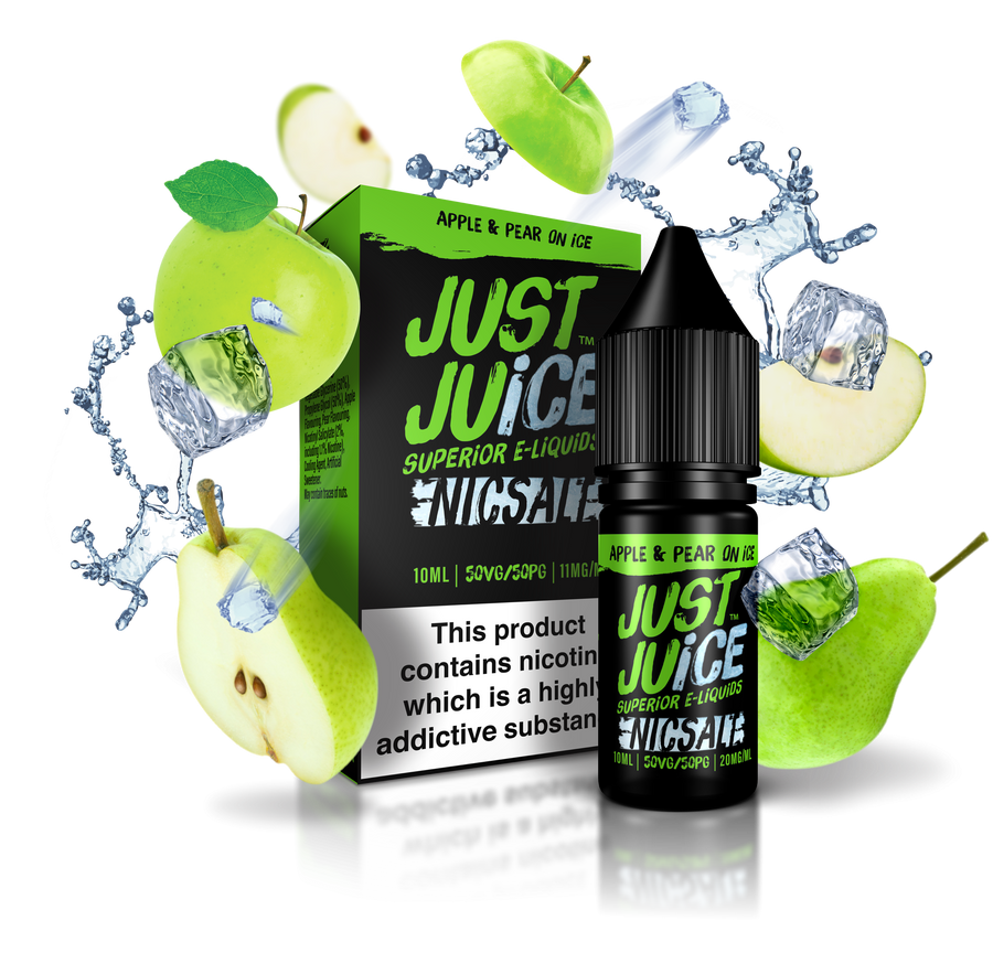Apple & Pear On Ice E-Liquid Nicotine Salt By Just Juice 10ml