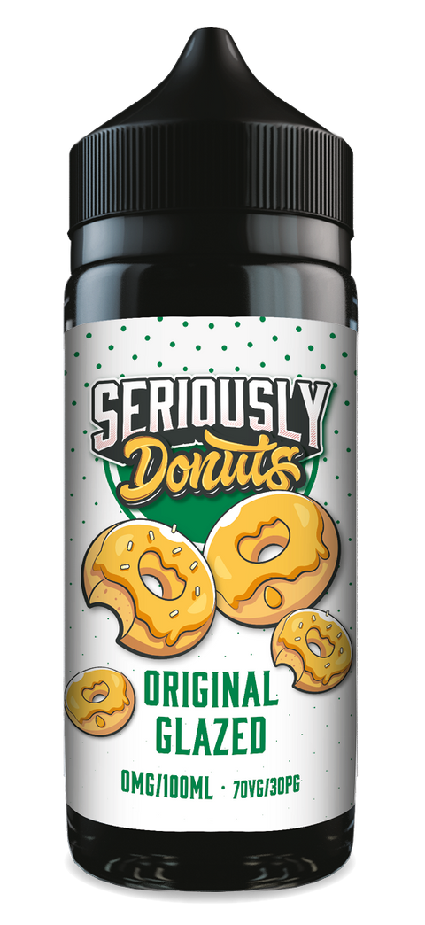 Original Glazed Seriously Donuts E-Liquid Shortfill By Doozy Vape 100ml