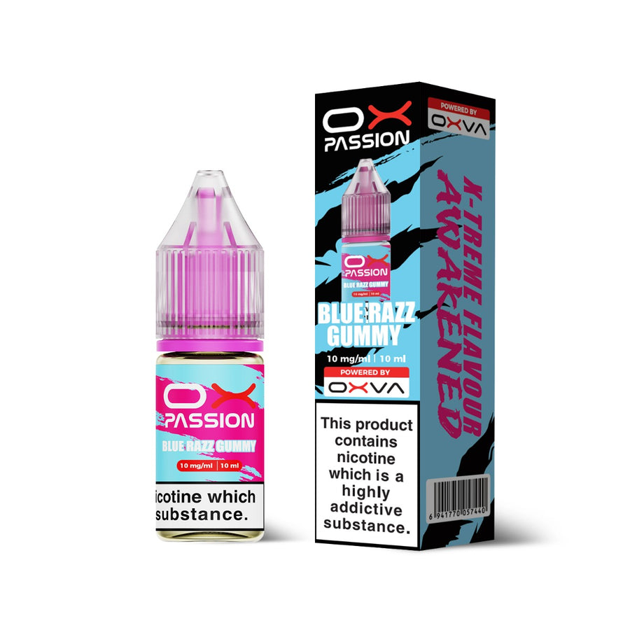 Blue Razz Gummy OX Passion Nicotine Salt E-Liquid By OXVA 10ml