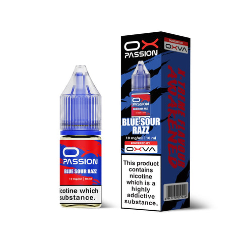 Blue Sour Razz OX Passion Nicotine Salt E-Liquid By OXVA 10ml