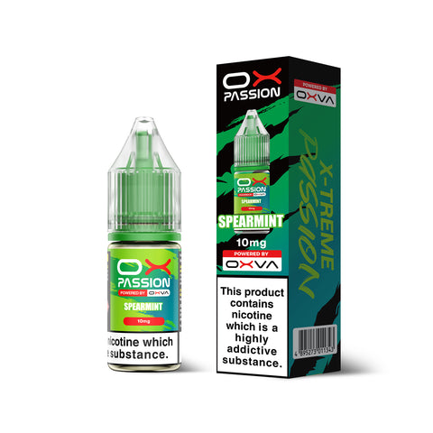 Spearmint OX Passion Nicotine Salt E-Liquid By OXVA 10ml