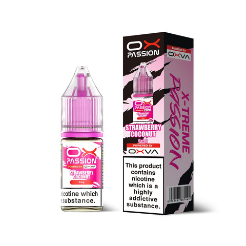 Strawberry Coconut OX Passion Nicotine Salt E-Liquid By OXVA 10ml