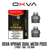 Oxva VPRIME 2 Dual Mesh Pods - 2ml / 0.6 Ohm
