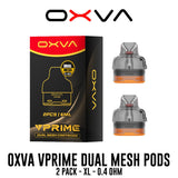 Oxva VPRIME 2 Dual Mesh Pods - XL / 0.4 Ohm