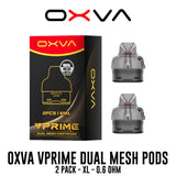 Oxva VPRIME 2 Dual Mesh Pods - XL / 0.6 Ohm