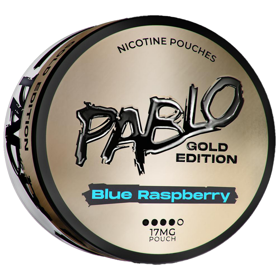 Pablo GOLD EDITION Blue Raspberry Nicotine Pouches 17mg