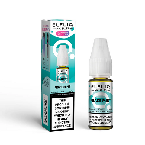 Peace Mint ELFLIQ E-Liquid Nicotine Salt By Elfbar 10ml