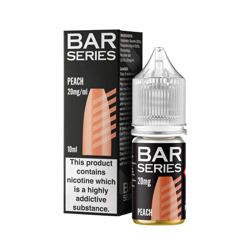Peach E-Liquid Nicotine Salt By Bar Series 10ml
