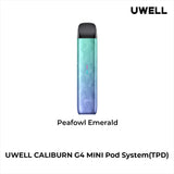 Uwell Caliburn G4 Mini Pod Kit