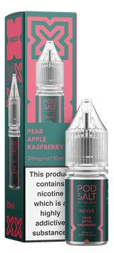 Pear Apple Raspberry NEXUS E-Liquid Nicotine Salt By Pod Salt 10ml