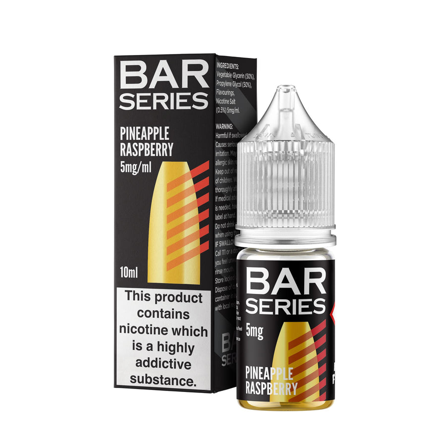 Pineapple Raspberry E-Liquid Nicotine Salt By Bar Series 10ml