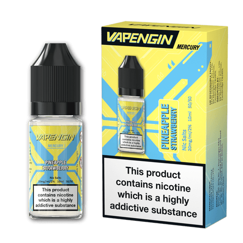 Pineapple Strawberry Mercury E-Liquid Nicotine Salt By Vapengin 10ml