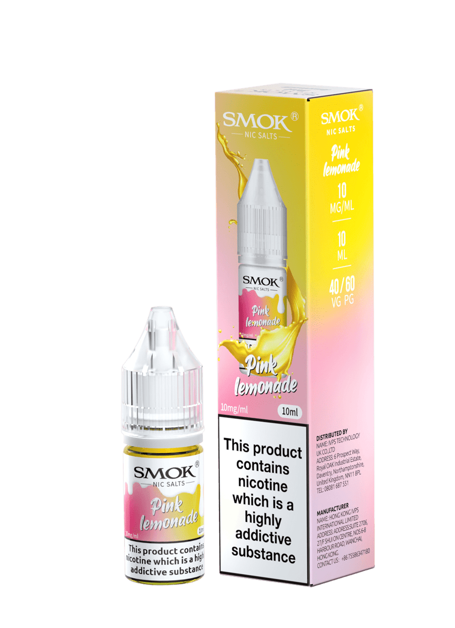 Pink Lemonade E-Liquid Nicotine Salt By Smok 10ml