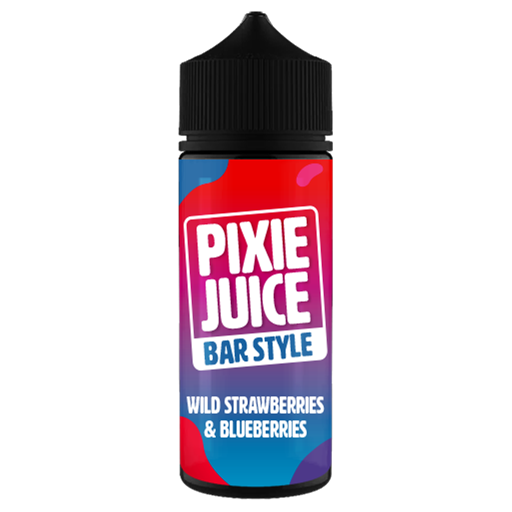 Wild Strawberries & Blueberries BAR STYLE E-Liquid Shortfill By Pixie Juice 100ml