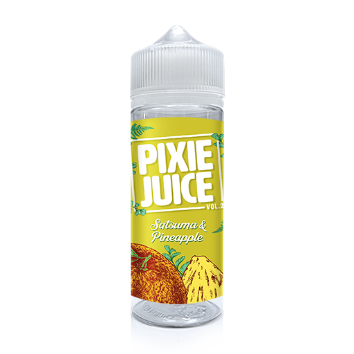 Satsuma & Pineapple E-Liquid Shortfill By Pixie Juice Vol.2 100ml